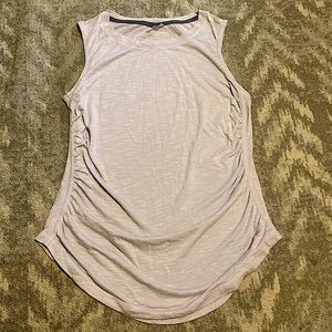 Purple workout shirt